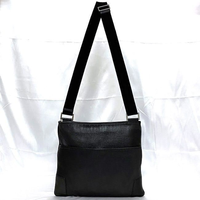 GUCCI Leather Shoulder Bag Black 162914 Authentic Preowned From Japan thumbnail 14