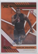 2020 Panini XR Rookie Orange Auto 49/49 Marlon Davidson #162 Auto a8x