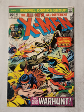 X-Men #95 1975 Marvel Comics Death of Thunderbird 3rd app. of Nightcrawler
