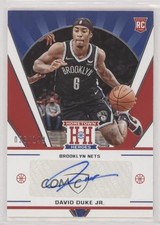 2021-22 Panini Chronicles Hometown Heroes Rookie 26/149 David Duke Jr Auto pe8