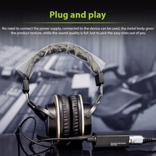 Ampli Casque Portable Avec XLR In-Ear Monitor Pour Musiciens - Noir