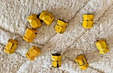 10 each MS20813-1 AIRCRAFT SCHRADER VALVE CAP Tires, Accumulators, etc. HI-PRES
