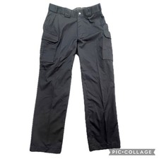 5.11 Tactical Series Mens Black Cargo Pants Size 38x33.5 Utility Workwear
