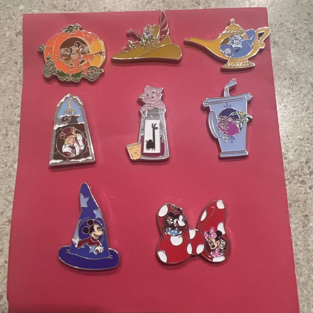 Pins Disney Parks Imaginative Icons Mystery Box Complete 8 Pin Set 