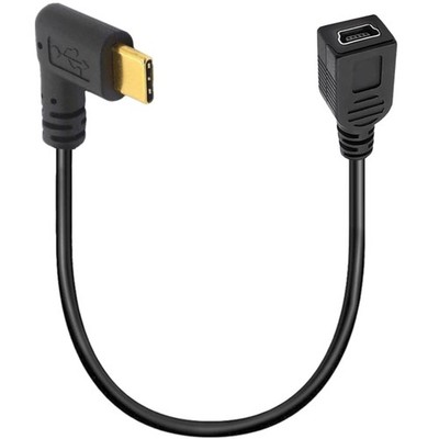 USB C Mini USB Kabel Typ C auf Mini B Daten Ladekabel 25cm