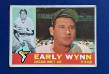 1960 Topps - Early Wynn HOF #1 - Chicago White Sox VG