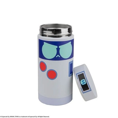 Brawl Stars 8-Bit Trinkflasche - Isolierte Edelstahlflasche (350 ml)