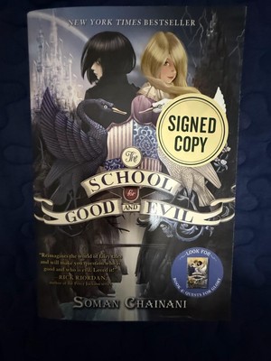 SOMAN CHAINANI ''The School of Good and Evil'' *SIGNED COPY* NIB UNOPENED & UNREAD