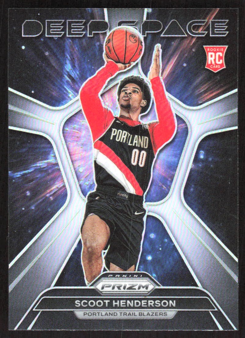 1719G 2023-24 Panini Prizm #3 Scoot Henderson Deep Space Prizms Silver