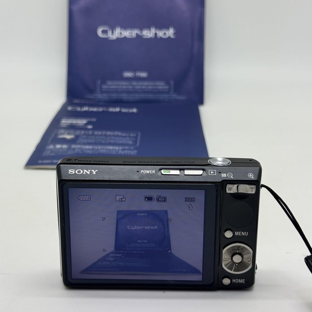 【美品】SONY サイバーショット DSC-T100 ブラック Amazon | SONY デジタルカメラ サイバーショット T100 ブラック