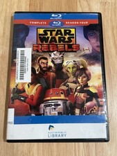 Star Wars Rebels: Complete Season Four 4 Blu-ray 2017 Home Video Library Copy