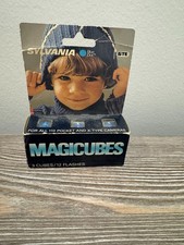 Sylvania Magic Cubes Blue Dot Magicubes - 3 Cubes 12 Flashes - Sealed New