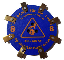 NEU - DIE ACHT -  F&uuml;r Segway Navimow i105e i108e 8 Fach Messerscheibe 165mm