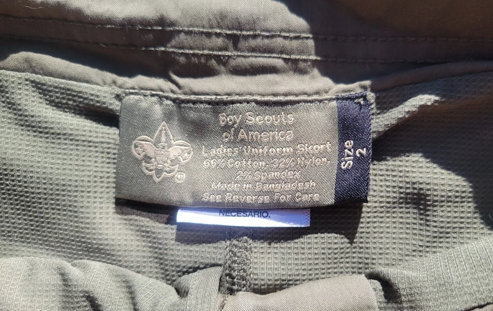 Pantalón corto Boy Scouts Scouting America BSA para mujer talla 2 Foto 3 de 4