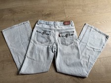 Kids Girl Levi's light wash bootcut jeans rhinestone vintage y2k size 10 regular