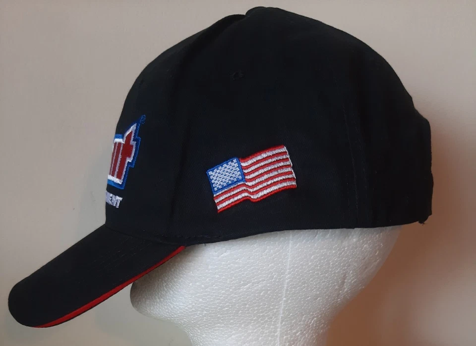 Черная шляпа Summit Racing Equipment с регулируемым флагом США для взрослых размер шляпа Summit черная кепка - Изображение 2 из 4