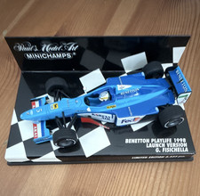 Minichamps Benetton Playlife Launch Version G. Fisichella 1998 1:43 With Case