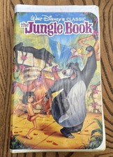 Vintage Collectible Black Diamond Disney The Jungle Book 1967 VHS, 1992