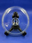 Pyrex Corning Round 7.5" O.D. 7.25" I.D. Glass Lid Top G5C Ribbed Ribbing