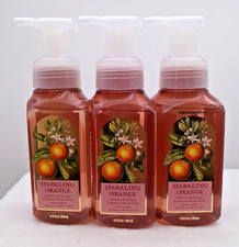 3 pk SPARKLING ORANGE Foaming Hand Soap BATH  BODY WORKS 8.75 oz each