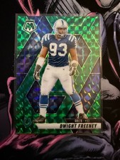 2025 Panini Mosaic Dwight Freeney Green Mosaic #185 - Colts