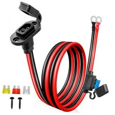 SAE to O Ring Connector 10AWG, SAE Battery Quick Connect Plug Waterproof 2FT