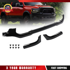 Gloss Black Full Front Lower Grille Molding T...