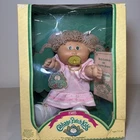 1985  Cabbage Patch Kids Doll With Light Brown Hair Green Eyes Name Bibi Celina