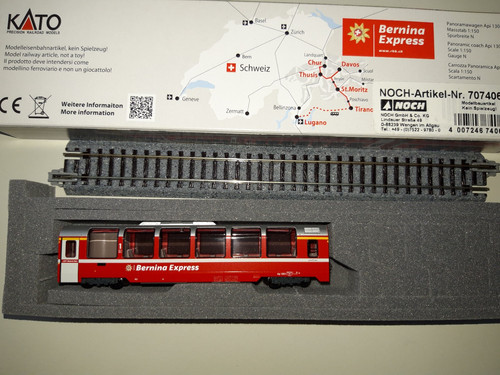 Noch 7074061 Kato 05250-9 Bernina Express Souvenir Coach Spur N | Zustand: Neu