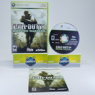 Call of Duty 4 Modern Warfare CIB W/ Manual - Xbox 360