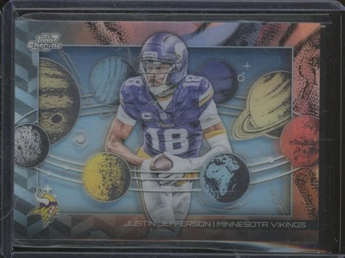 2025 Topps Cosmic Chrome Justin Jefferson Base (RAW)