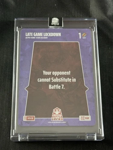 Bo Jackson Battle Arena Blast Play Alpha Late Game Lockdown SP HTD-18