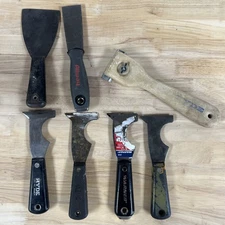 HYDE/WARNER/ALLWAY Scrapers -6 in 1 Painters Tool PAINT SCRAPER PUTTY KNIFE USED