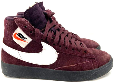 Nike Blazer Mid Rebel Rush Burgundy Crush Sneaker BQ4022-600 Shoes Women's 7