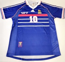 ZINEDINE ZIDANE SIGNED FRANCE WORLD CUP 1998 JERSEY BECKETT COA