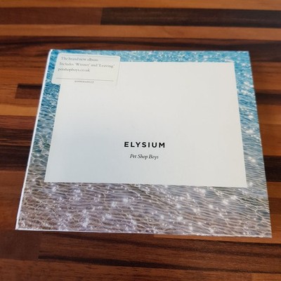 PET SHOP BOYS elysium DIGIPAK OPTIMAL GERMANY EX/EX (CD Album, Rock, Parlophone)