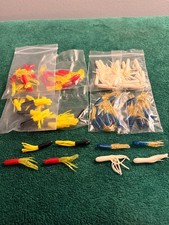 80 pcs 1.5" Random Color Tube Jigs for  Crappie Fishing  B-62