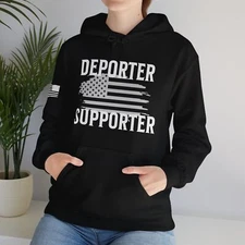 Deporter Supporter Hoodie,Patriotic Sweater,Trump Hoodie,Conservative Sweatshirt