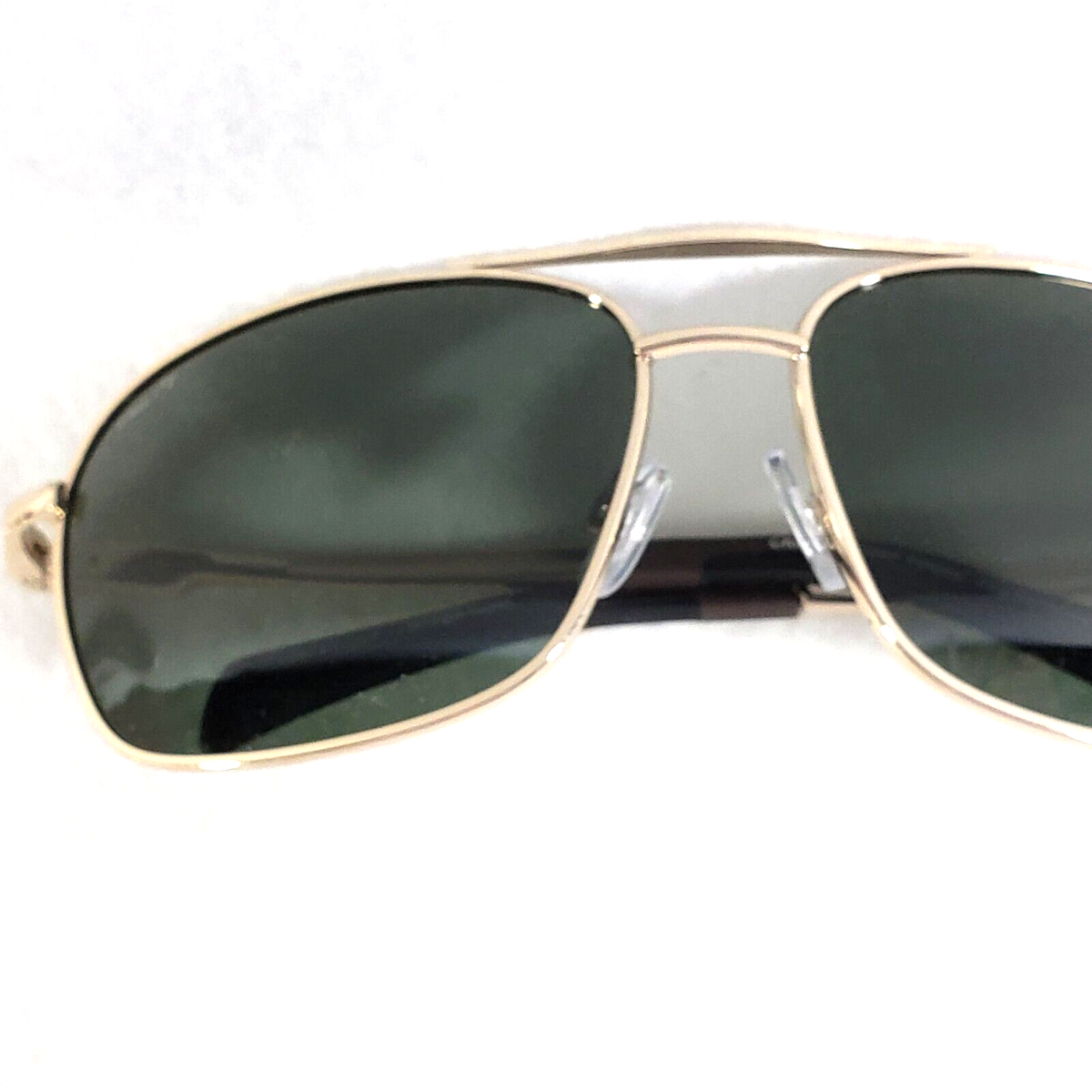 Vintage‎ Chili’s Sunglasses Vintage Chilis Polarized Aviator Sunglasses Gold Green Lens  main image 3