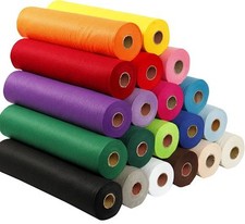 5mtr FELT MINI ROLL x 45cm Wide, 100% Polyester, Good Quality Great for Crafting