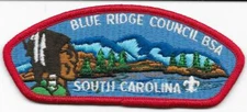 Blue Ridge Council Strip S-2 Plastic Back CSP SAP Boy Scouts of America BSA
