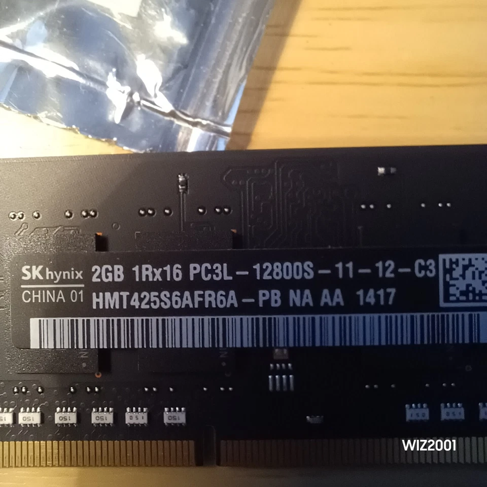 Lot 8X Sk Hynix Elpida 8 x 2GB 1Rx8 SO-DIMM PC3 Memory 204pin DDR3 Total 16GB - Image 4 of 4