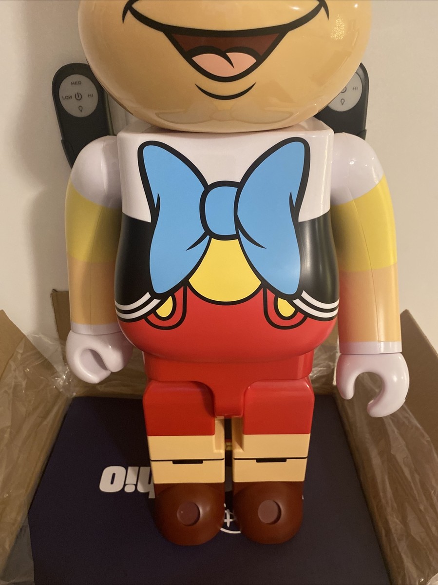 PINOCCHIO BEARBRICK 1000% DISNEY BE@RBRICK MEDICOM TOY NEW PINOCCHIO BEARBRICK 1000% DISNEY BE@RBRICK MEDICOM TOY NEW