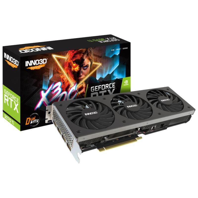 Inno3D GeForce RTX 3070 TI X3 OC 8GB GDDR6X Graphics Card for sale 