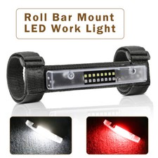 UTV LED Interior Dome Light Roll Bar Cage Mounts Universal Polaris RZR Red&White