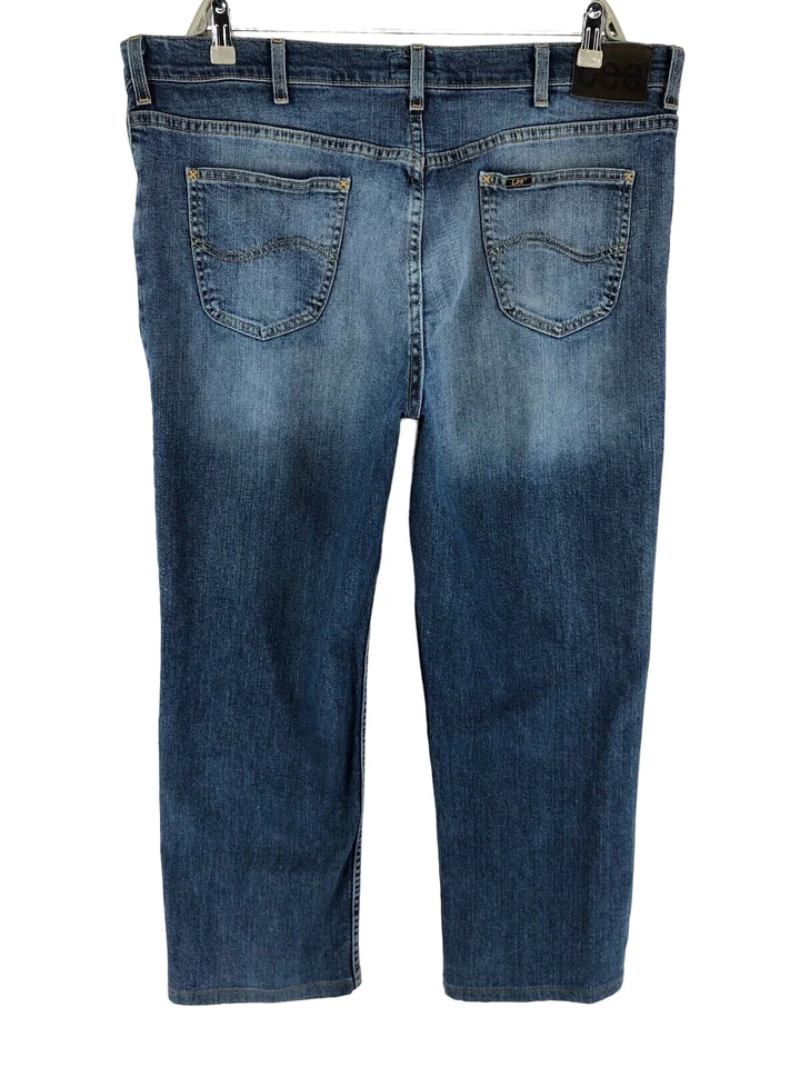 LEE Hommes Brooklyn Regular Straight Jeans Taille W42 L28 - Photo 2/4