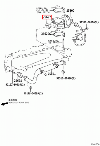 Genuine Toyota Prado 150 120 90 Series KDJ 1KD 3.0 Diesel EGR Valve Gasket - Picture 7 of 20