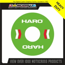 BMX THUMB SAVER DONUTS HARO GREEN WHITE RED