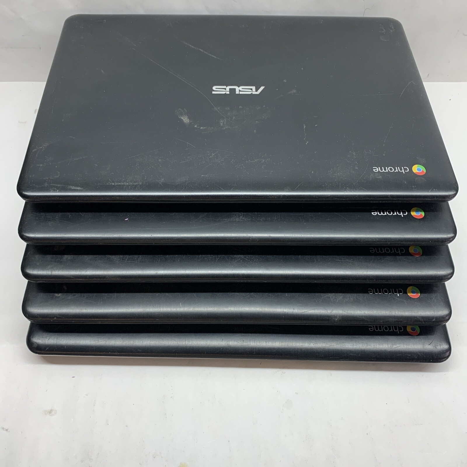 ASUS Chromebook 13 C300M Intel Celeron Chrome OS Managed Lot of 5 READ-image