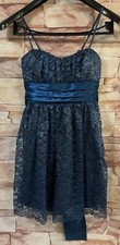 Trixi Blue Lace Spaghetti Strap Party Dress. Size: 1.